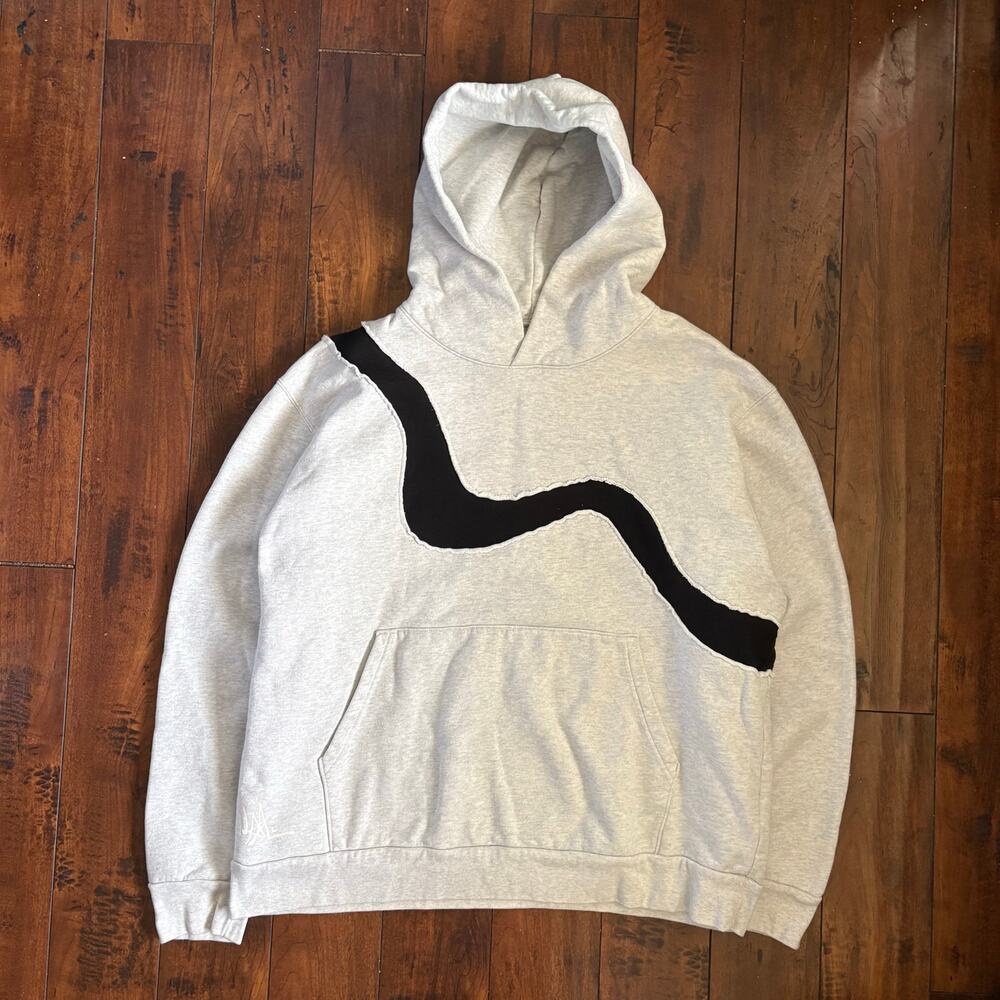 WilLich Hoodie Mens XL Gray Casual Streetwear Sportswear Pullover Heavyweight